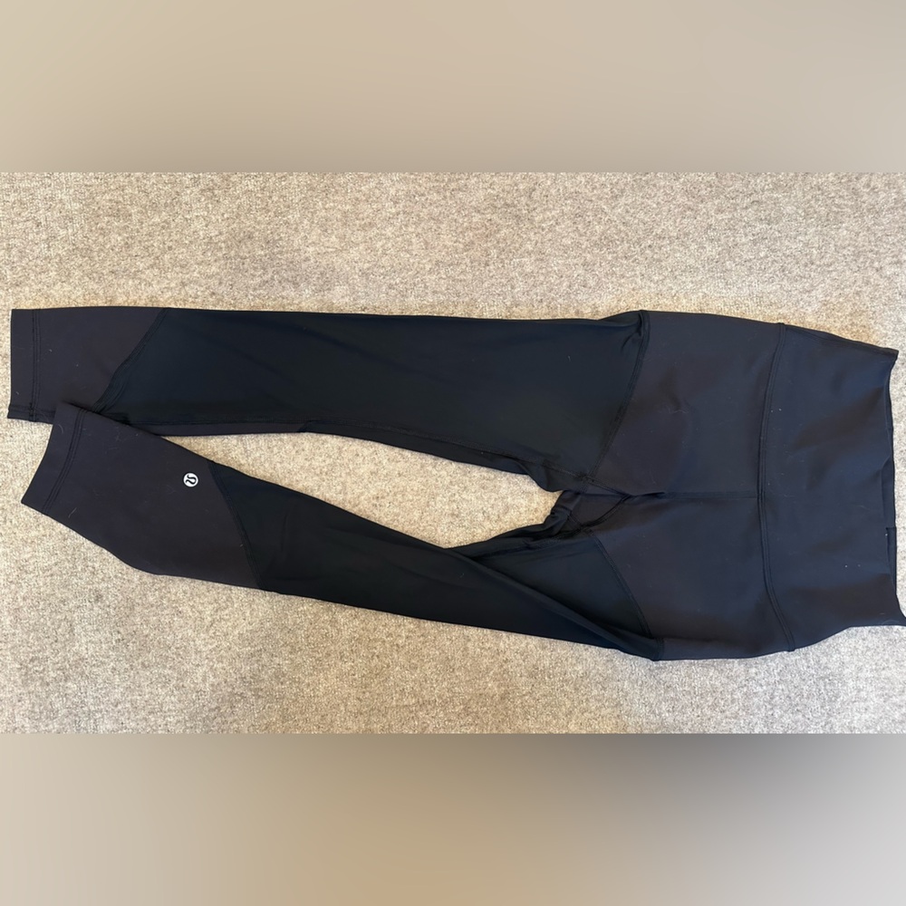 Black Leggings with mesh legs